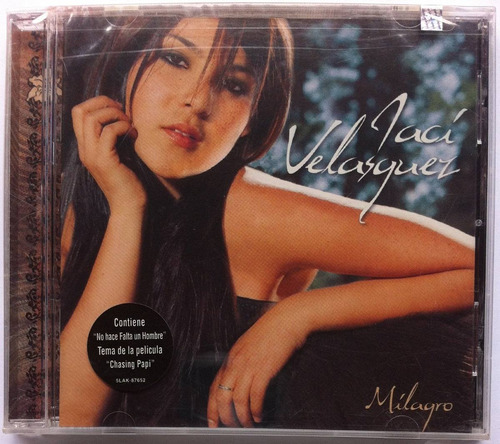 Jaci Velasquez. Milagro. Cd Original, Nuevo