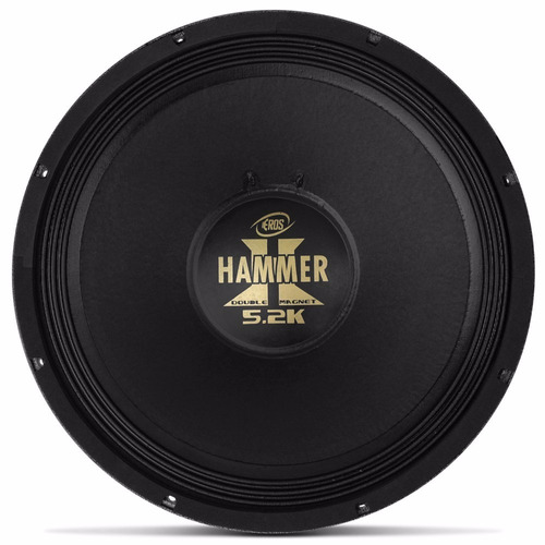 Alto Falante 15 Eros E-15 Hammer 5.2k Woofer 2600w Rms 4 Ohm