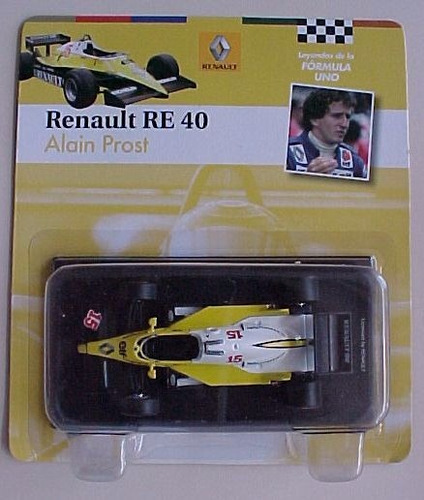 Leyendas Fórmula F1 Renault Re 40 / Prost 1/43 C/revista