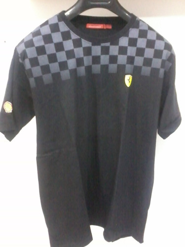 Camisa Preta Oficial Ferrari - Tam G