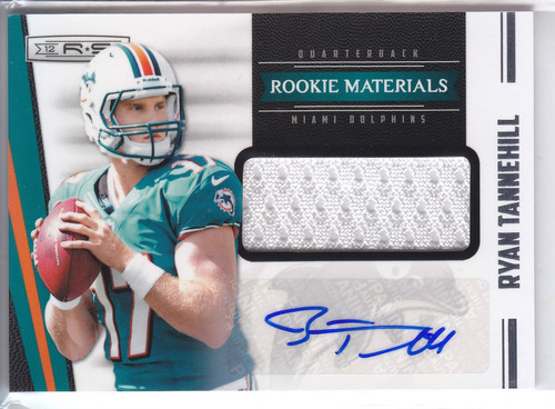 2012 Rs Rookie Jersey Autografo Ryan Tannehill /499 Dolphins
