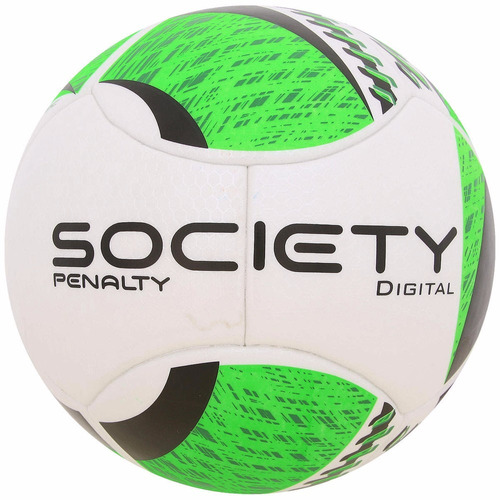 Bola Society Penalty Digital Oficial Termotec 0%água 12 Gomo