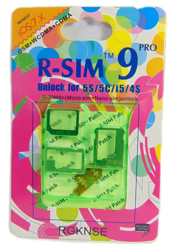 R Sim 9 Pro Para iPhone 4s-5-5c-5s