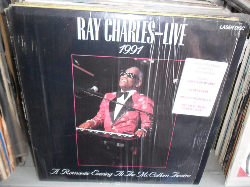 Laserdisc Ray Charles Live 1991  Raro
