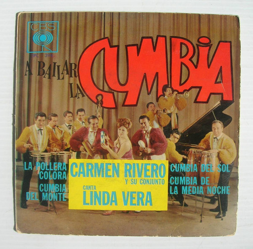 Carmen Rivero Linda Vera Cumbia Vinyl 45 Rpm Mexicano 1965