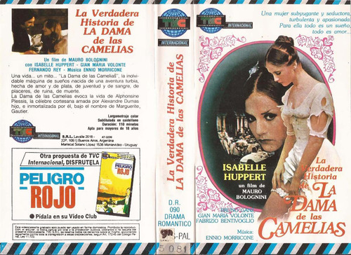 La Verdadera Historia De La Dama De Las Camelias Vhs Huppert