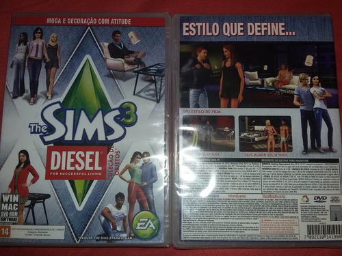 Jogo The Sims 3: Diesel - Para Pc Coleção De Objetos