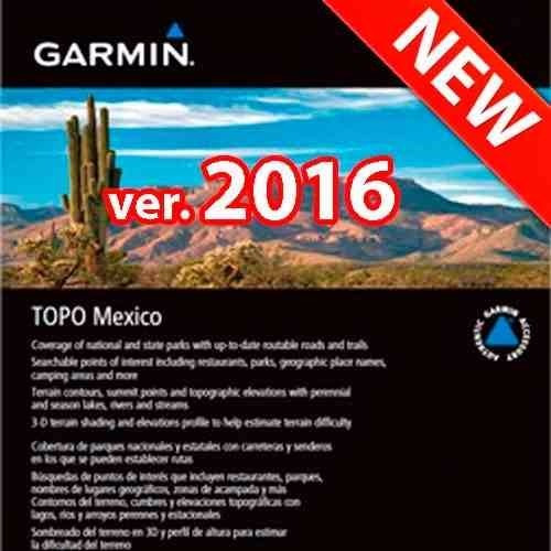 Mapa Garmin Topo México 2016 Nüvi Y Otros,envío