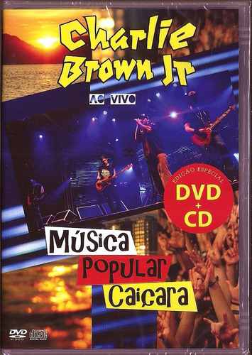 Cd + Dvd  Charlie Brown Jr Música Popular Caiçara Lacrado