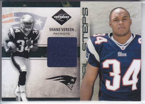2011 Limited Steps Rookie Jersey Shane Vereen 4/99 Patriots