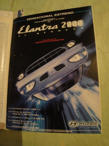 Publicidad Hyundai Elantra 2000 Año 1998