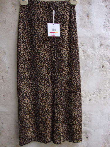 Falda Animal Print Talla S. Made In Usa Nueva C Etiqueta New