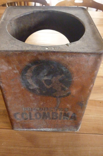 Lata De Galletitas Colombina Antigua Bonitos Gráficos