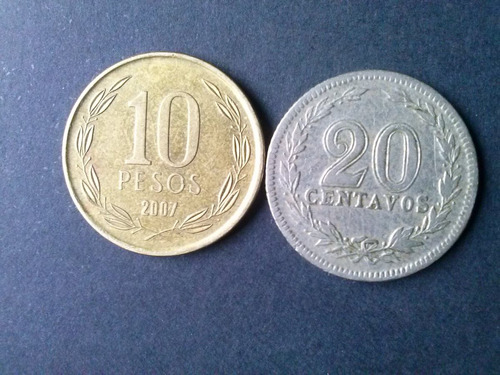 Moneda Argentina 10 Centavos Níquel 1907 (c7)