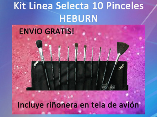 Kit Pinceles Profesionales Selecta Especial X10 Heburn