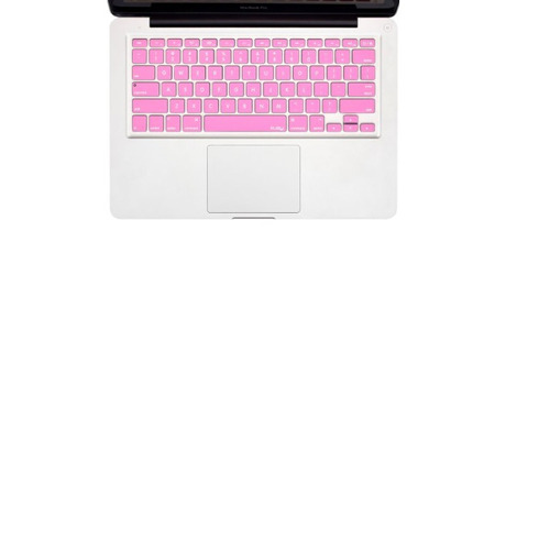 Protector Silicona Teclado Pc Portatil Apple Mac 13  Rosa