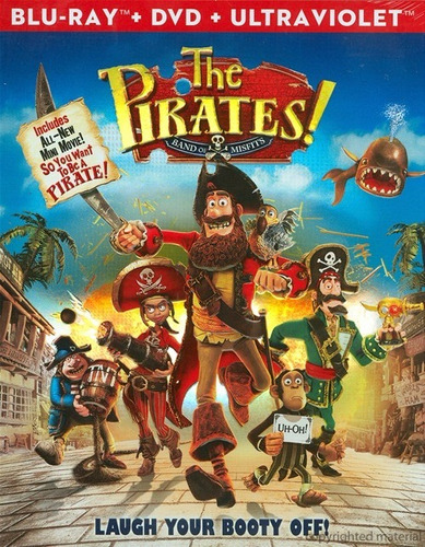 Blu-ray + Dvd The Pirates Band Of Misfits / Piratas