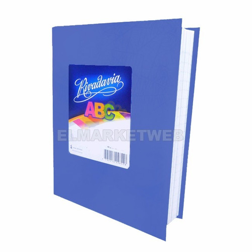 Cuaderno Abc Rivadavia 194 Hojas Azul Rayado 19x23,5cm