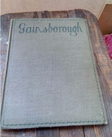 Libro Antiguo De Pintura, Ilustrado, Obra De Gainsborough