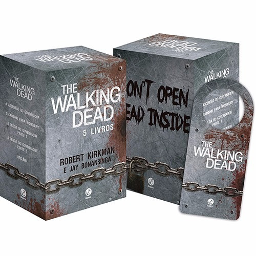 Livro Box The Walking Dead 5 Livros E Brinde