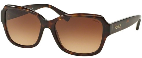 Lentes De Sol Coach Hc 8160 L145 Dark Tortoise  51203