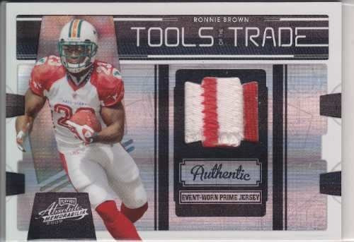 2009 Absolute Tott Pacth Pro Bowl Ronnie Brown /50 Dolphins