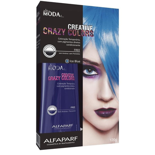 Alta Moda Creative Crazy Colors Ice Blue 120g