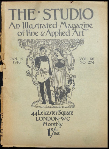 Revista Antigua De Arte. The Studio. 1916. 39149