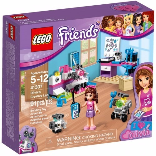 Lego Friends Taller De Robots De Olivia 41307 Original 2017!