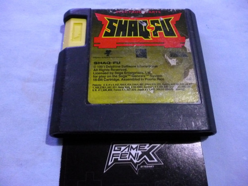 Shaq Fu Para Sega Génesis. By Electronic Arts. Game Fenix