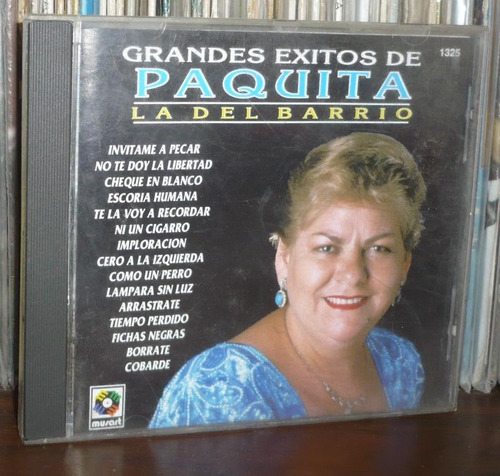 Paquita La Del Barrio Cd Grandes Exitos