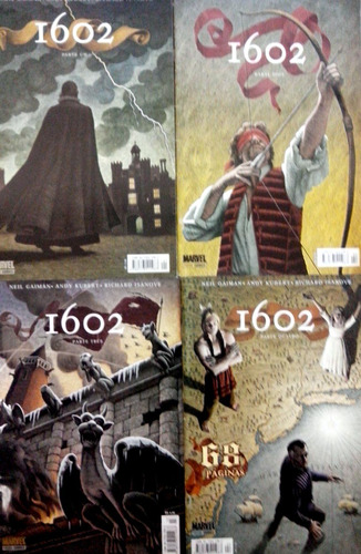 Minissérie Marvel 1602 De Neil Gaiman 2° Impressão 4 Partes