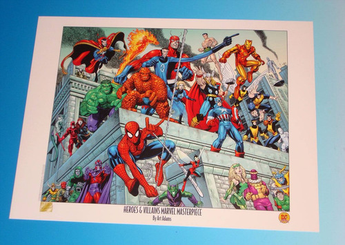 Marvel Heroes Y Villains Lithography Dynamic Forces 2001