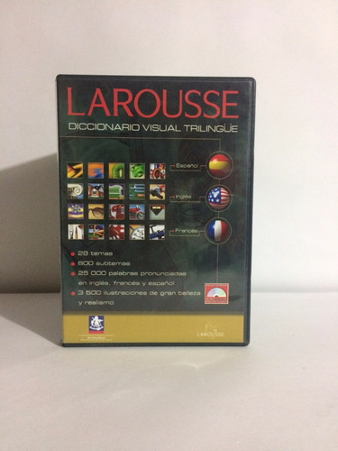 Diccionario Visual Trilingüe Larousse Cdrom Multimedia