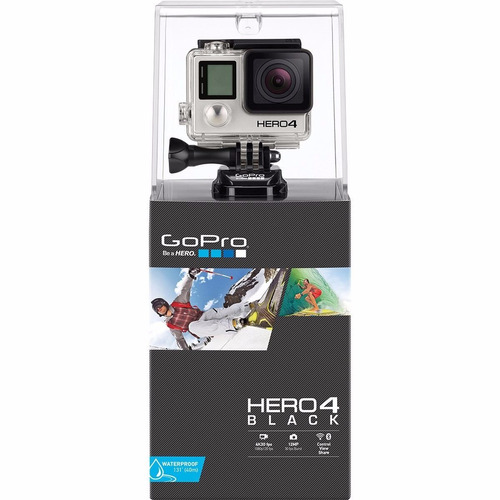 Câmera Gopro Hero 4 Black 12mp 4k 30 Fps (chdhx-401)