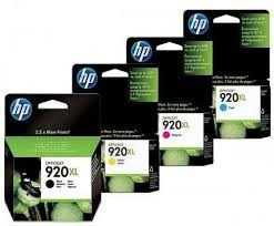 Combo Cartuchos Hp 920 Xl Originales