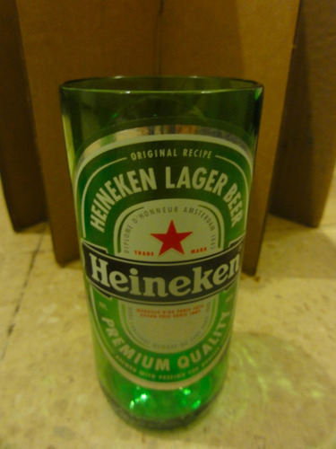 Vaso De Vidrio Reciclado Reciclables Heineken