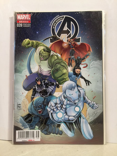 The New Avengers #28 Portada Variante Marvel Mexico Televisa