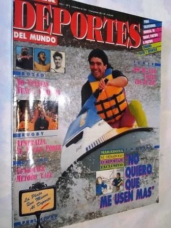 Diego Armando Maradona Super Deportes Del Mundo Nov 1991
