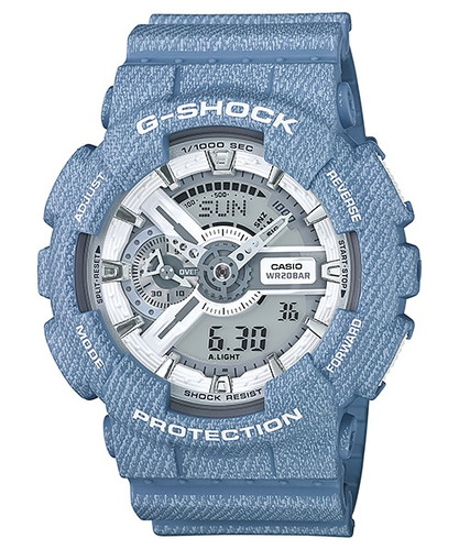 Relógio Casio Modelo Limitado Azul G-shock Ref Ga-110dc-2a7