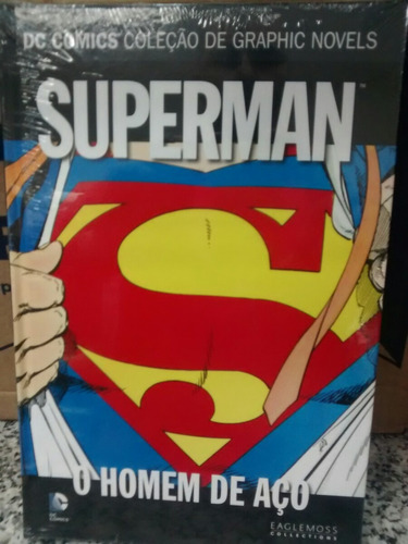 Coleção Dc Graphic Novels Ed 08 - Superman O Homem De Aço