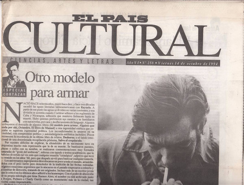 1994 Uruguay Especial Julio Cortazar El Pais Cultural Escaso