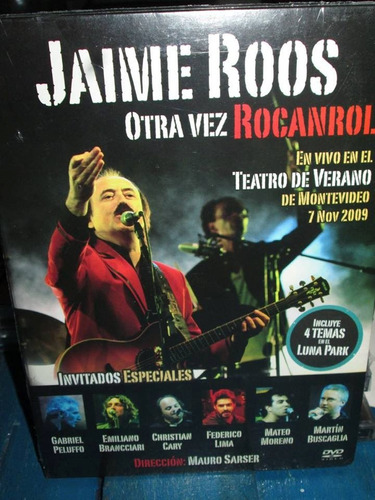 Dvd Jaime Roos Otra Vez Rocanrol Vivo Nuevo R2