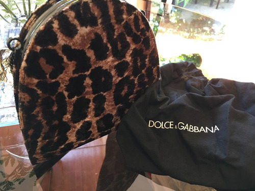 Clutcher De Fiesta Dolce & Gabbana Animal Print Leopardo
