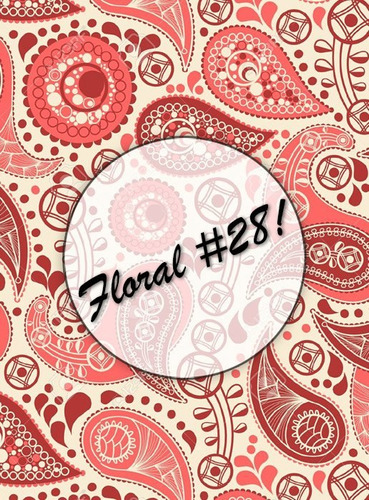 Floral #28! Lámina Decoupage Autoadhesiva 30 X 42 Cm Flores