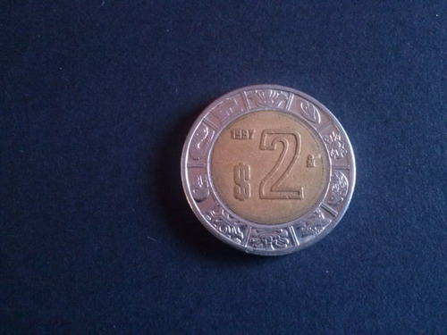 Moneda México Bimetálica 2 Pesos 1997 (a03)