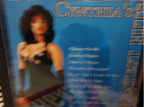 Cynthia's Greatest Hits Cd Importado Sellado