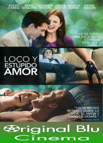 Loco Y Estúpido Amor Steve Carell/ Julianne Moore -dvd Orig.