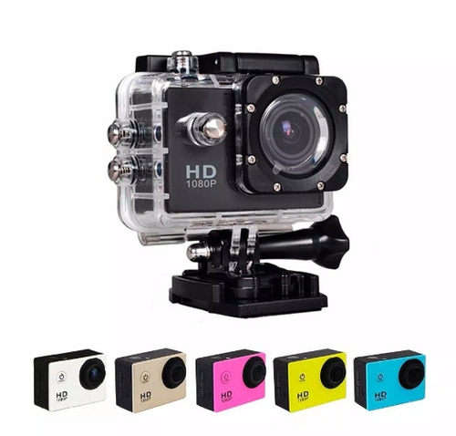 Camara Sumergible Tipo Full Hd 1080p Con Accesorios