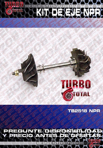 Turbo Kit De Eje Npr 4bd1 Del 88 Al 94 Tb2518 466898-0006/7